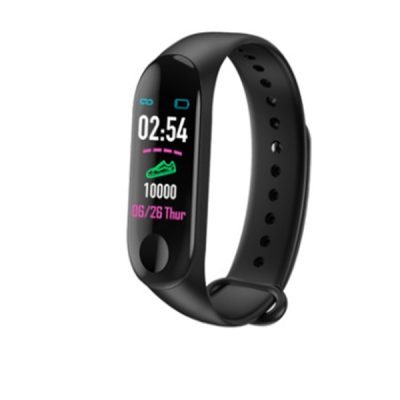 Smart Bracelet Heart Rate And Blood Pressure Exercise Meter Step Information Push Smart Reminder Color Bracelet